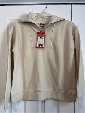 Eddie Bauer Women’s Cream Zip-Up Pullover Jacket